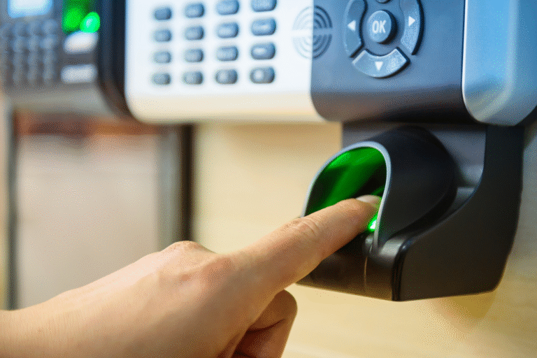 System kontroli dostępu, odcisk palca, rozpoznawanie twarzy